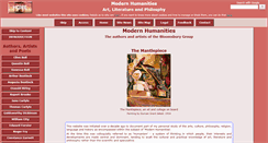 Desktop Screenshot of modern-humanities.info